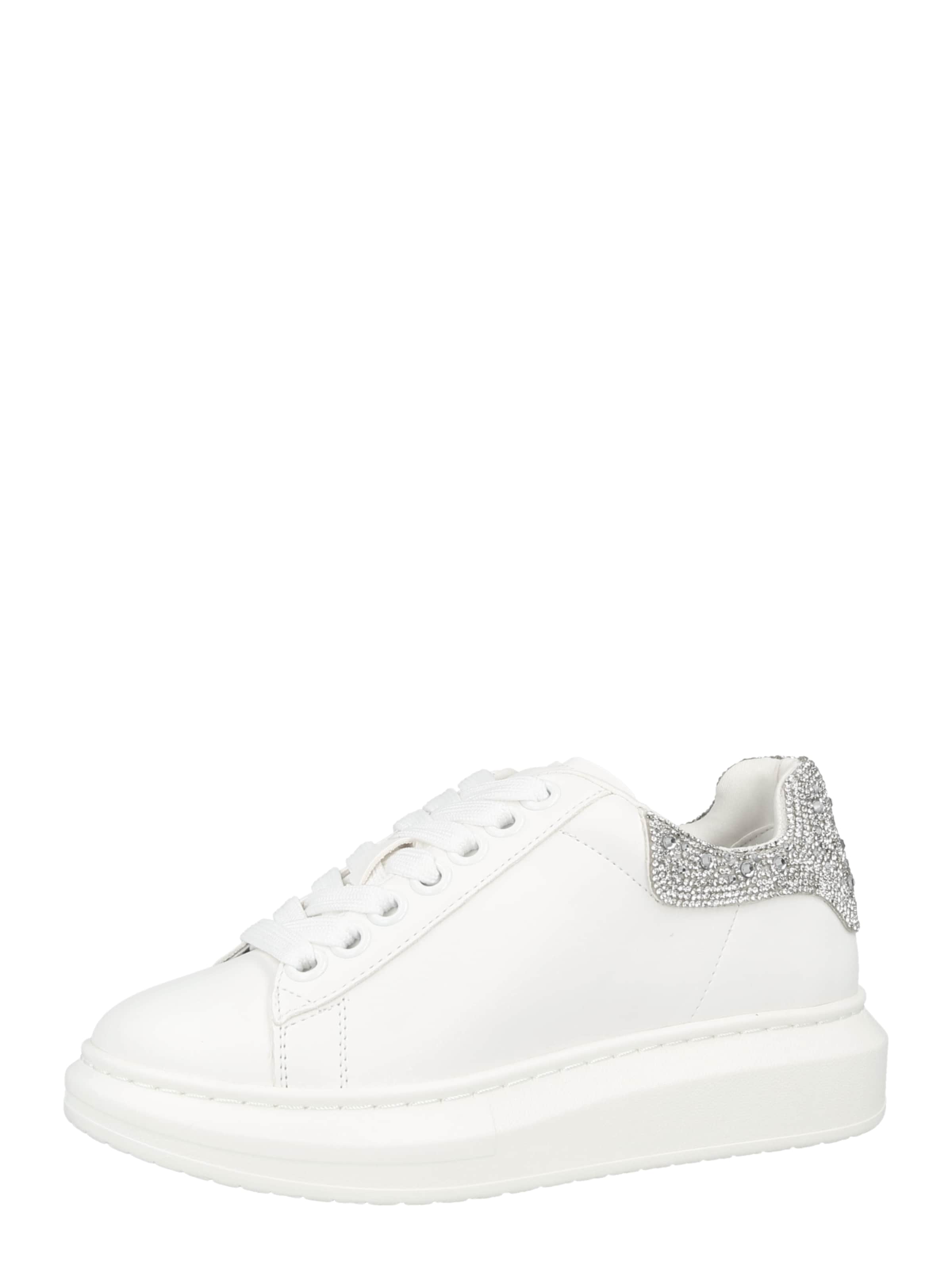 STEVE MADDEN Niske tenisice 'Gaines' u srebro / bijela, Pregled proizvoda