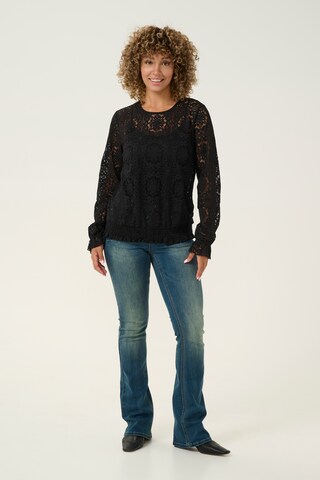 Chemisier 'CR Tiley' Cream en noir