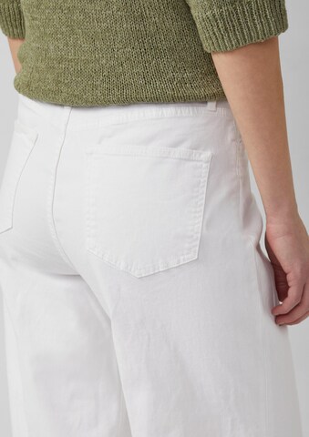 s.Oliver Wide leg Jeans 'Suri' in White