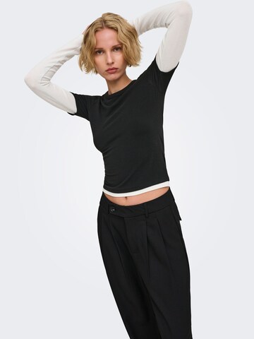 ONLY Shirt 'DUBLA' in Schwarz