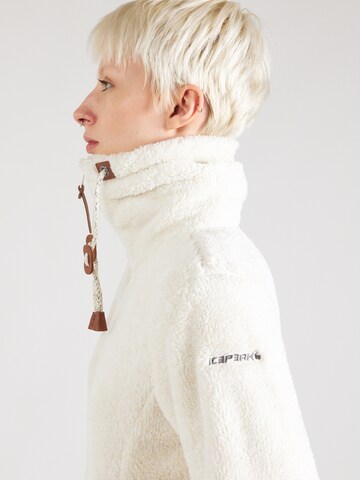 ICEPEAK Athletic fleece jacket 'COLONY' in White