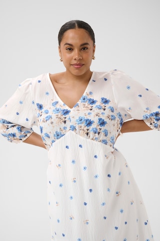 KAFFE CURVE Kleid 'Rosa' in Blau