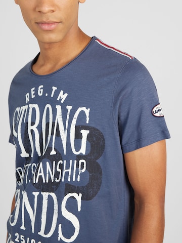 T-Shirt 'The Craftsmen' CAMP DAVID en bleu