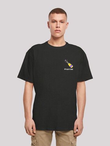 T-Shirt F4NT4STIC en noir : devant