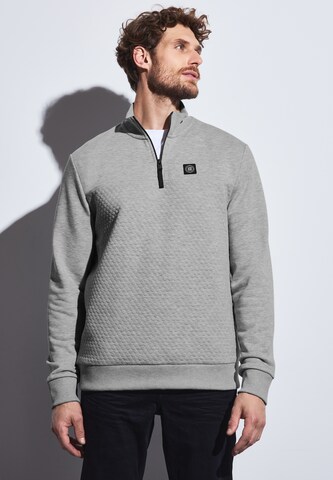 Street One MEN Pullover in Grau: Vorderseite