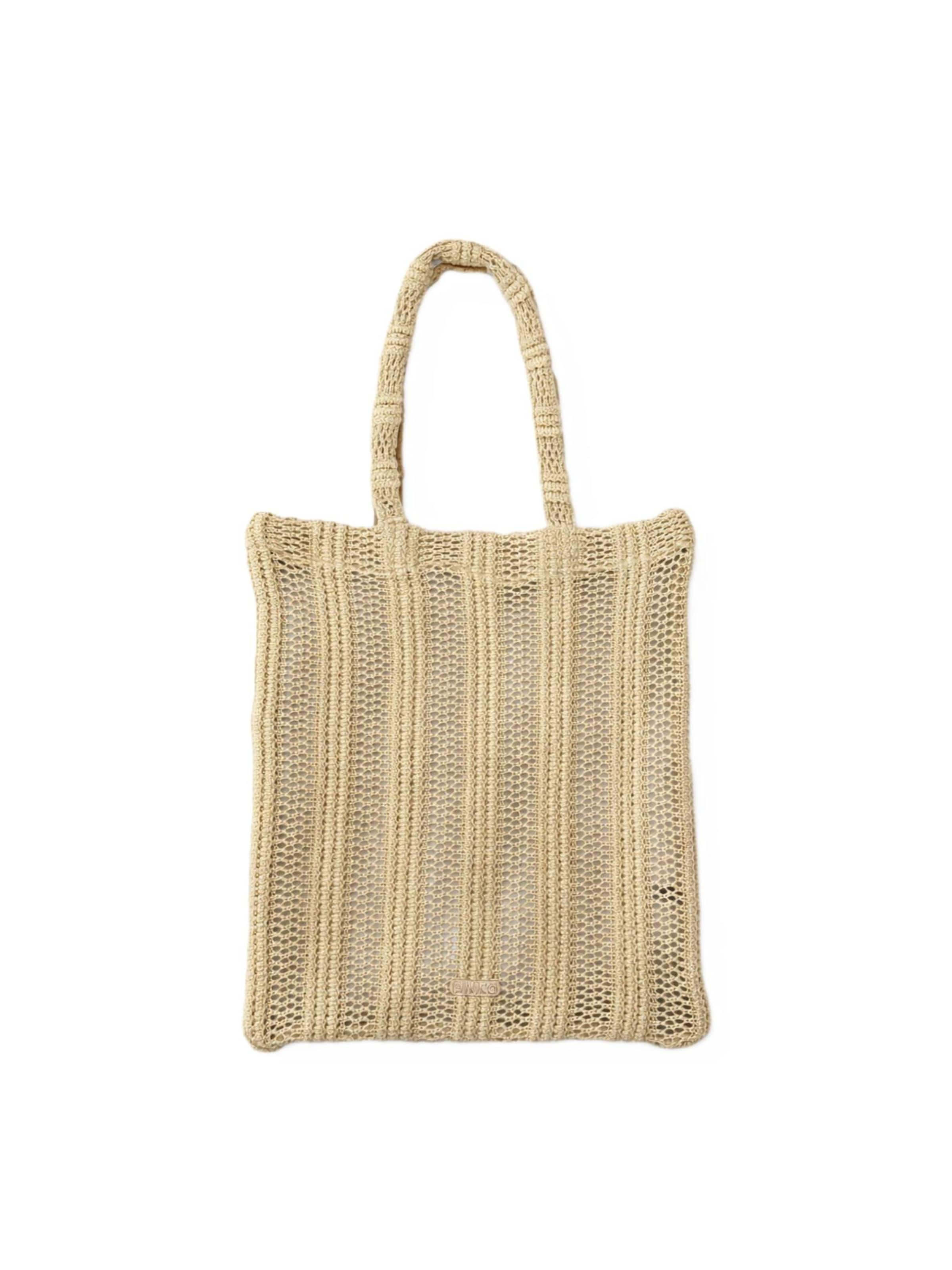 Borsa a spalla '106728 A39Y' di PINKO in beige