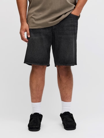 Jack & Jones Plus Loosefit Jeans 'JJITONY JJORIGINAL' i svart: framsida