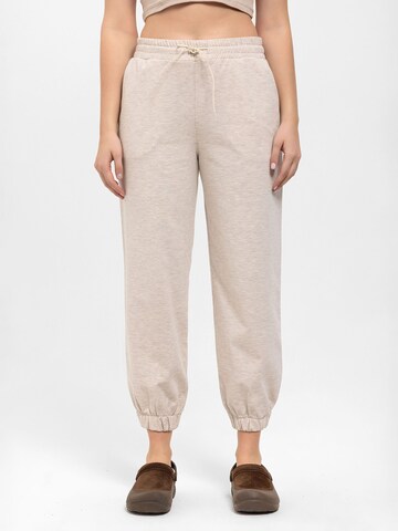 Tapered Pantaloni di Anou Anou in beige: frontale