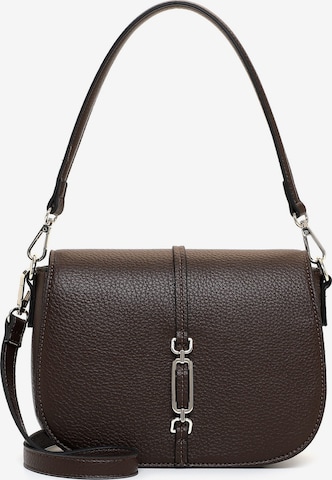 Emily & Noah Crossbody Bag 'E&N Lewe' in Brown: front