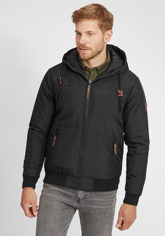 INDICODE JEANS Between-Season Jacket 'Hannibal' in Grey: front