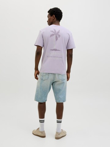 JACK & JONES Shirt 'JJSUMMER VIBES' in Purple