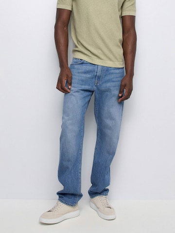 Salsa Jeans Regular Jeans in Blauw: voorkant
