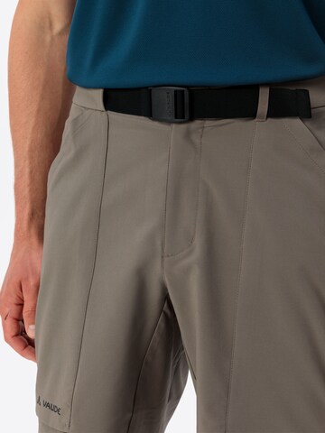 VAUDE Regular Sports trousers 'Adlux' in Brown