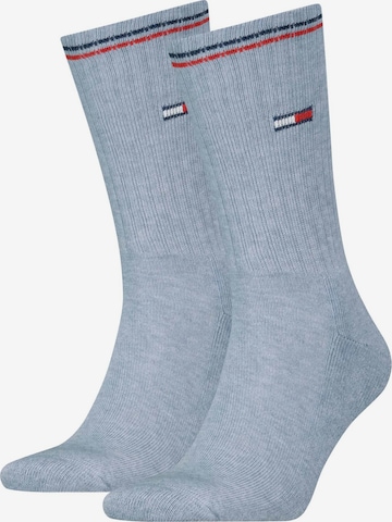 Chaussettes TOMMY HILFIGER en bleu : devant