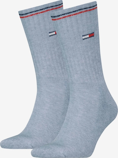 TOMMY HILFIGER Socken in blau / blutrot / weiß, Produktansicht