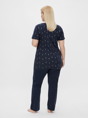Mamalicious Curve Pyjama 'Bea' in Blauw