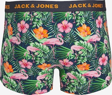 JACK & JONES Boxershorts 'Pink Flamingo' i blå