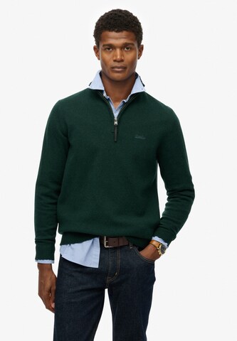 Superdry Trui in Blauw: voorkant