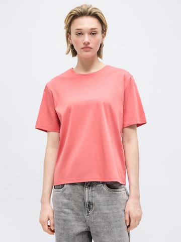 Maglietta 'Melea' di MSCH COPENHAGEN in rosa: frontale