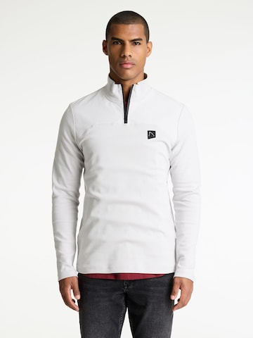 CHASIN' Sweatshirt 'Echo' in Grijs: voorkant