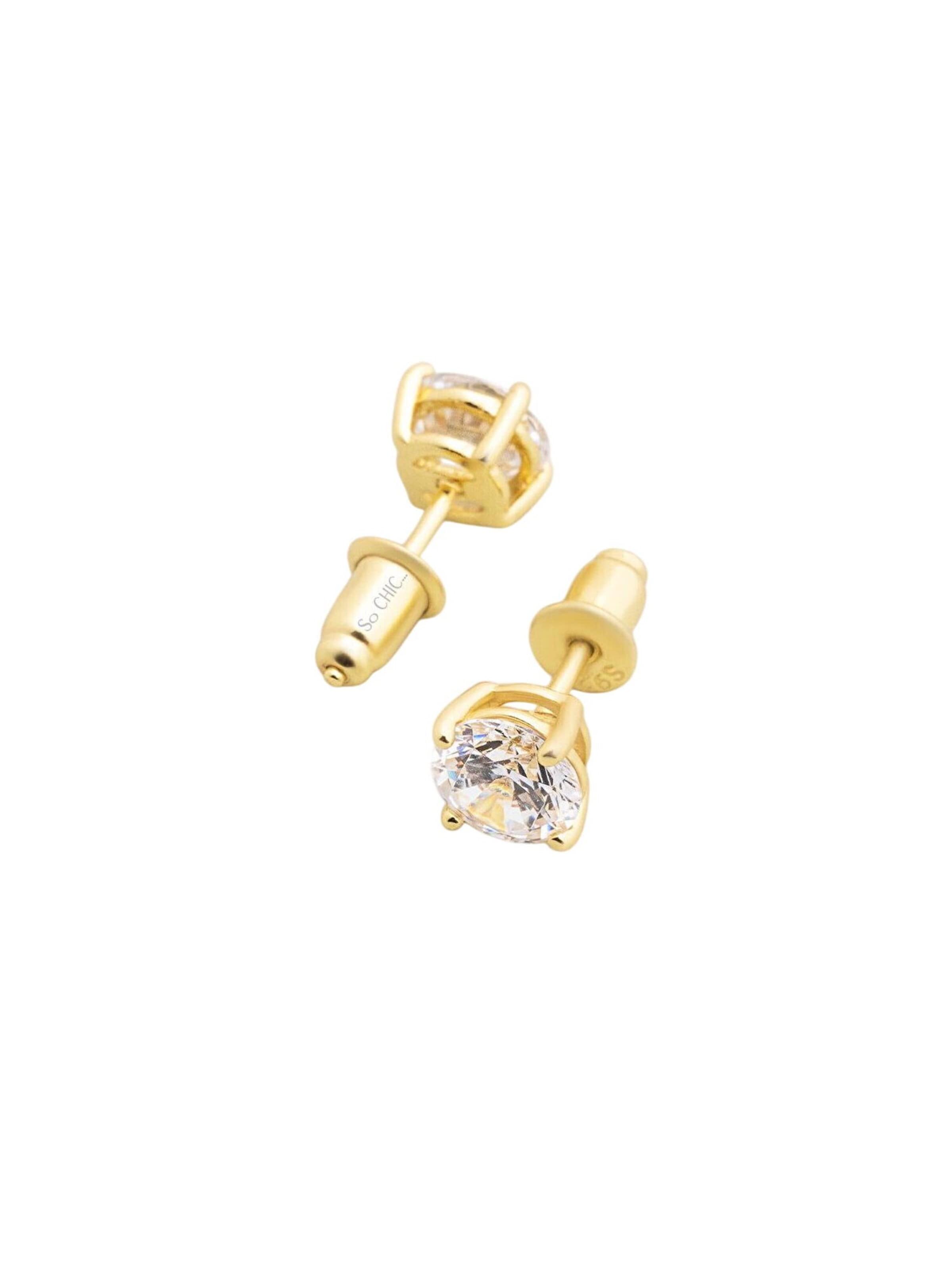 So Chic Ohrringe‌‌‌‌‌‌ in Gold: Vorderseite