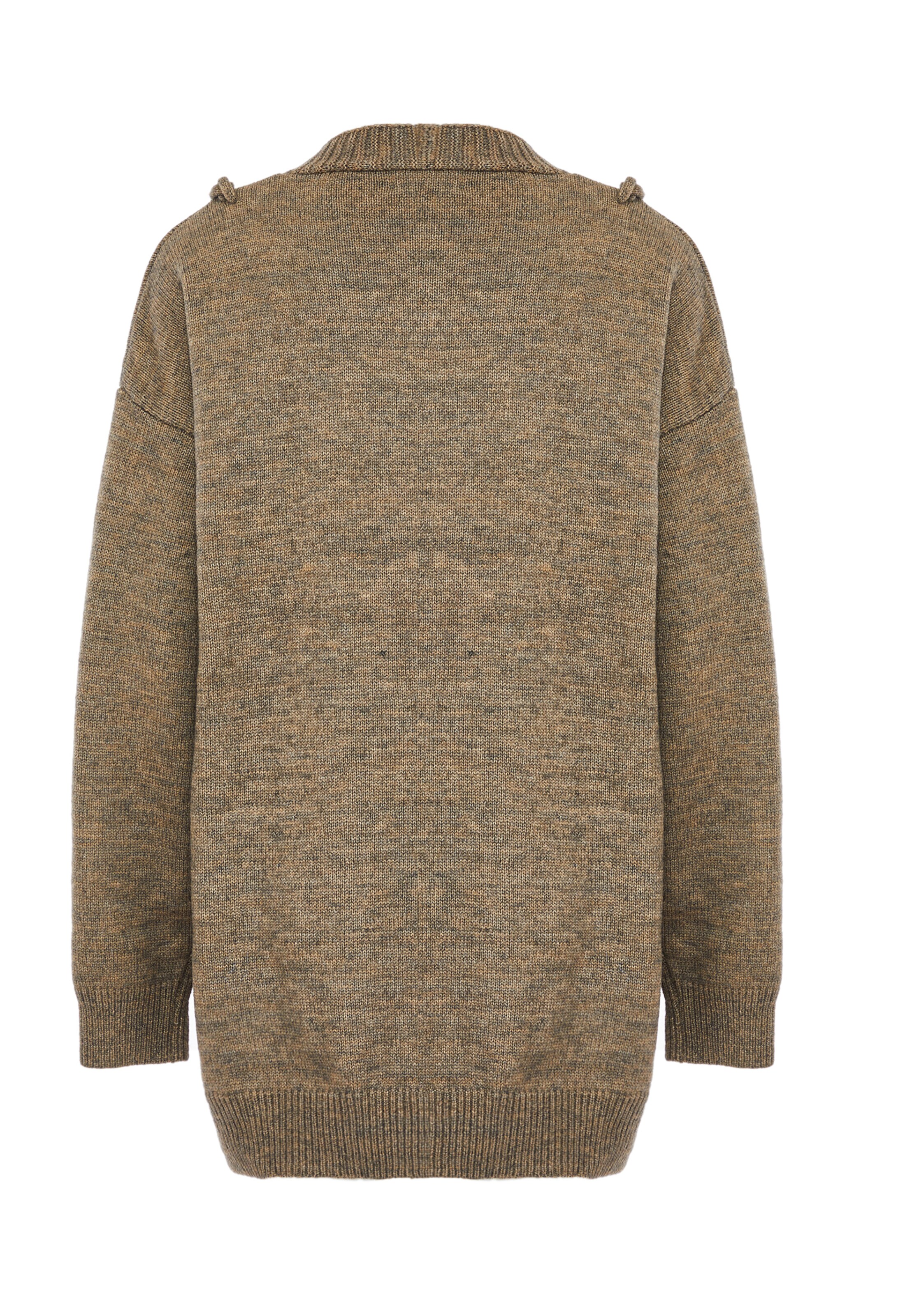 caissa Gebreid vest in Grijs