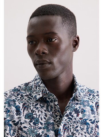 Coupe regular Chemise business SEIDENSTICKER en bleu