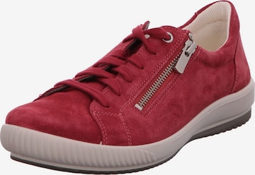 Scarpa stringata 'Sneaker Damen 2-001162-5550 Rauleder in rot' di Legero in rosso: frontale