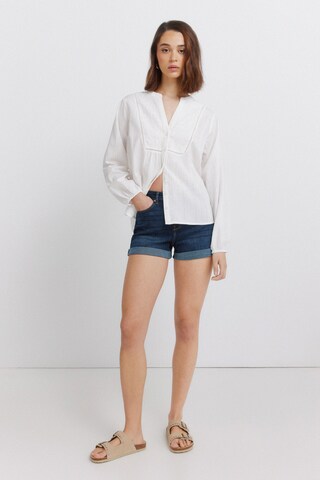 Springfield Bluse in Weiß