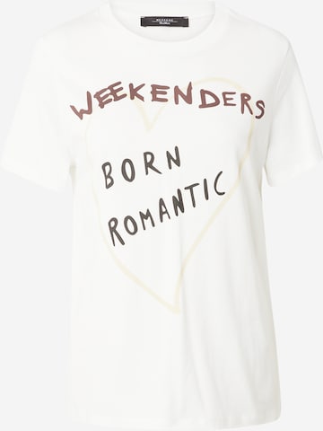 Weekend Max Mara Shirt 'NERVI' in Wit: voorkant
