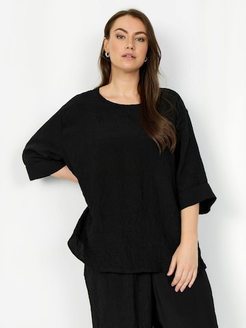 Wasabi Concept Sweater ' WA-ANIA ' in Black: front