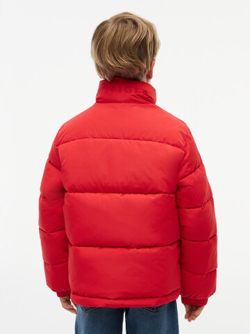TOMMY HILFIGER Зимно яке 'NEW ESSENTIAL' в червено