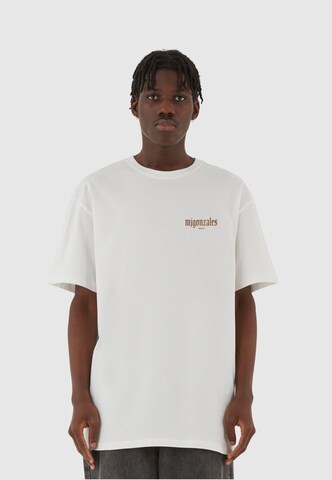 MJ Gonzales T-Shirt 'Sacred Aura x' in Beige: predná strana