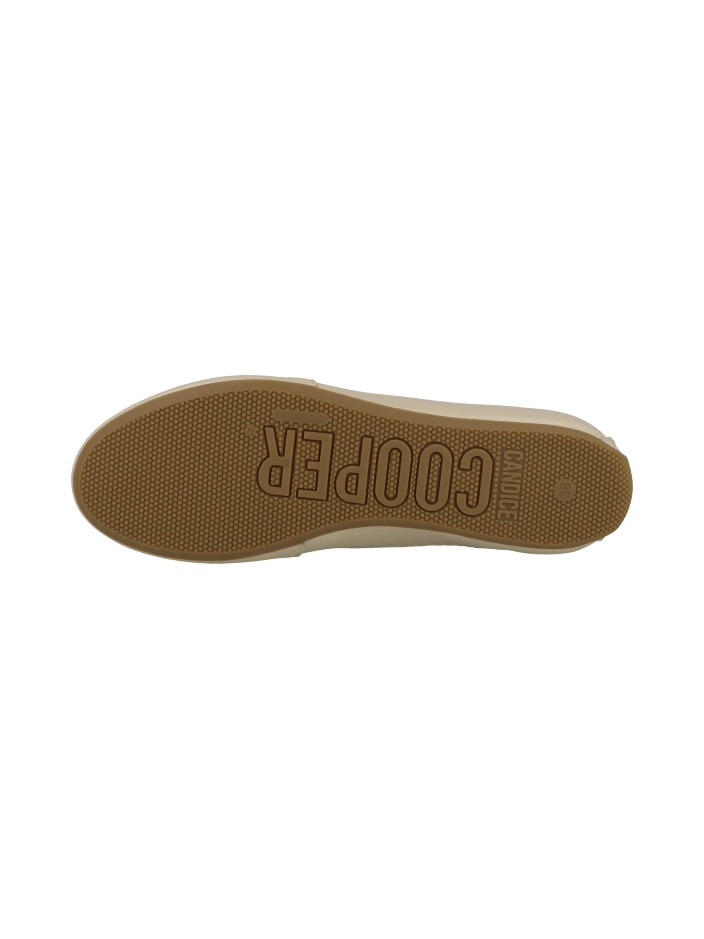 Candice Cooper Sneakers 'Twist' in Beige