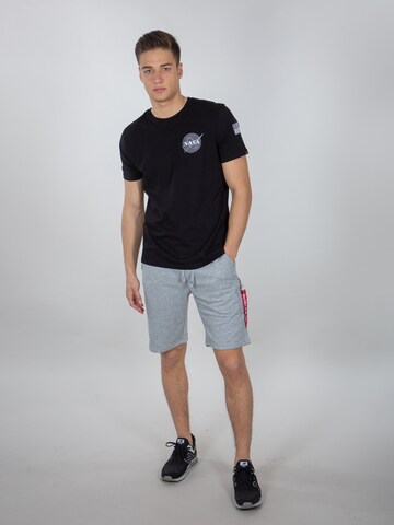 ALPHA INDUSTRIES Regular Shorts in Grau