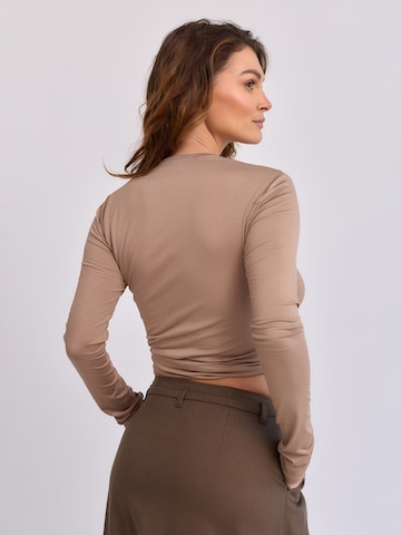 mandragora Bluse 'Parfo'‌‌‌‌‌‌‌‌‌ in Braun