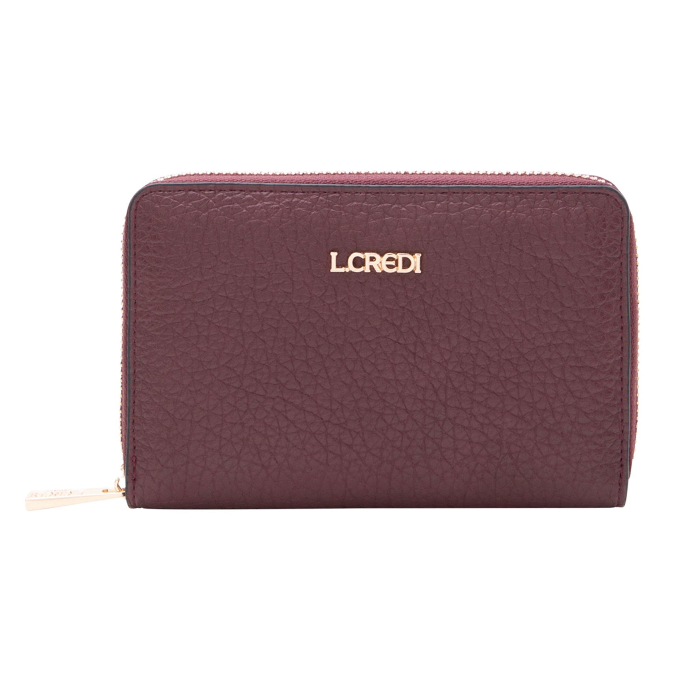 L.CREDI Wallet 'Pinella' in Red: front
