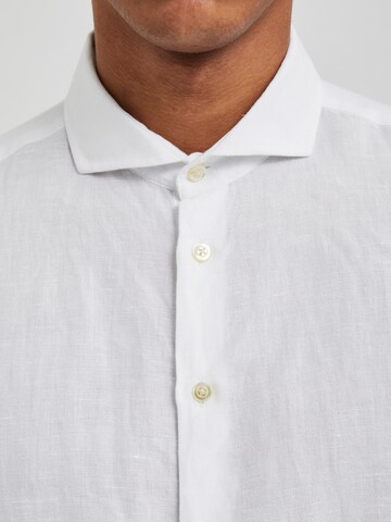 Bertoni Comfort fit Button Up Shirt 'Bart' in White