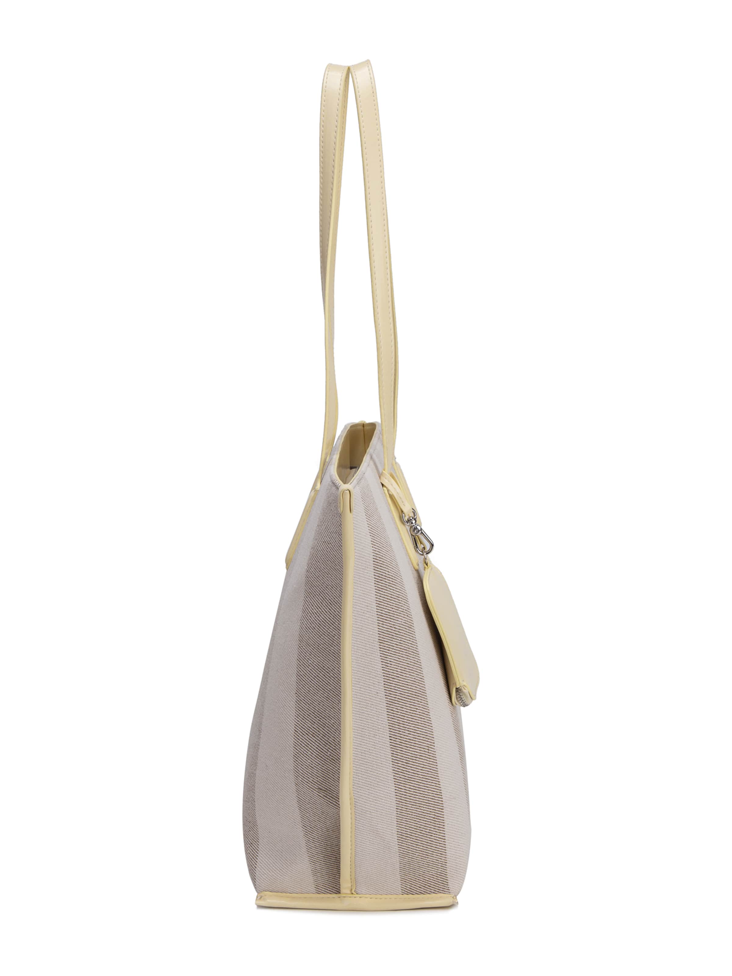 Shopper 'Borsa Shopper Donna Diana & Co Firenze - Righe e con Zip' di Diana&Co. in giallo