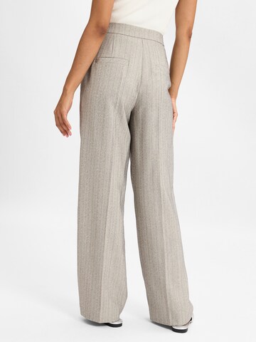 Marc Cain Regular Bandplooibroek in Beige