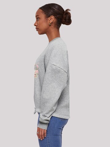 Sweat-shirt 'Niedlicher Osterhase mit Blumen' F4NT4STIC en gris