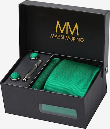 Massi Morino Tie in Green: front