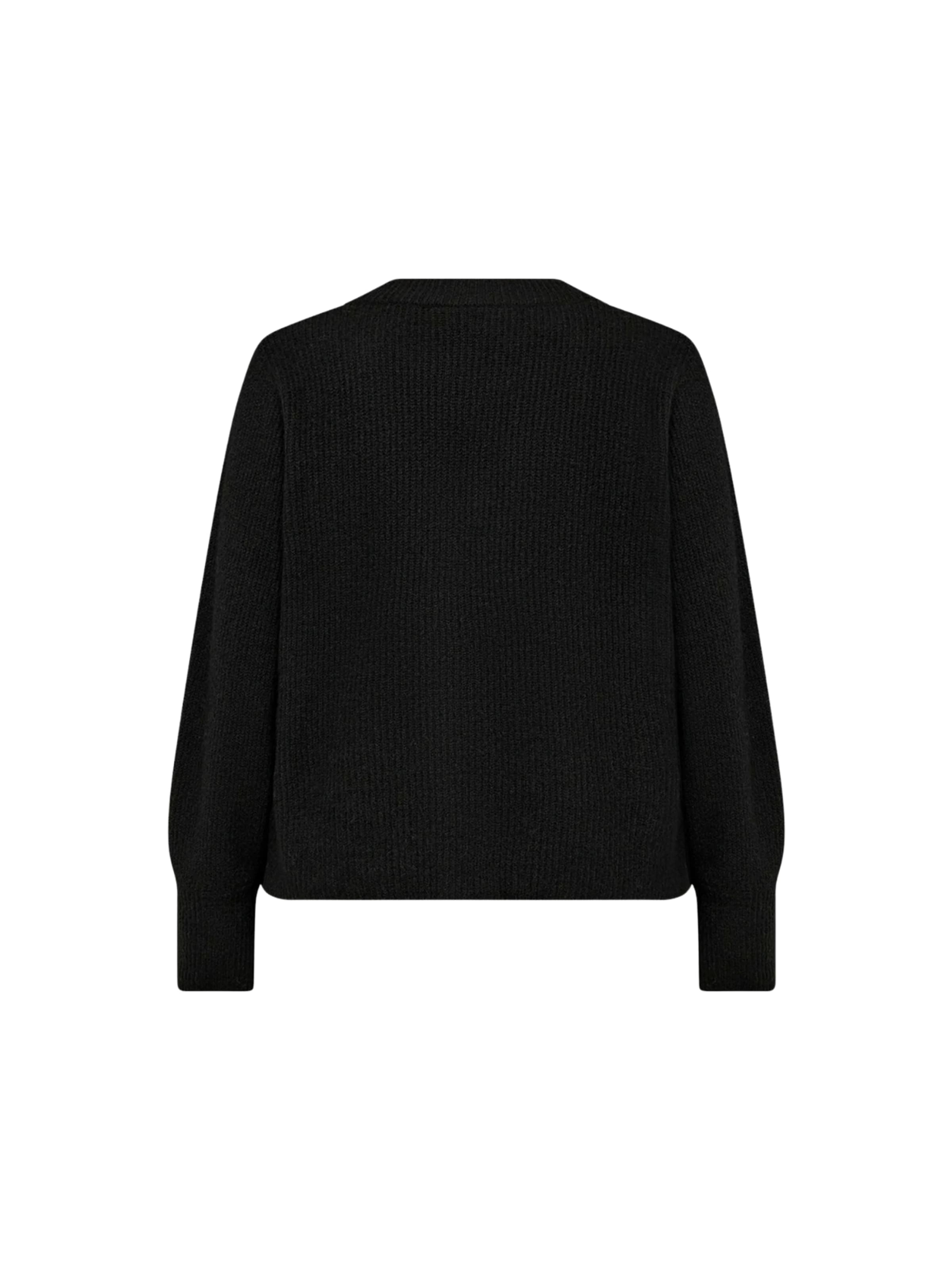 Wasabi Concept Gebreid vest 'Tonja 12' in Zwart