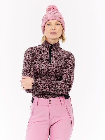 PROTEST Sports sweatshirt 'PRTRefuzzy' in Pink