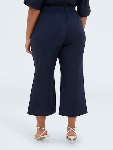 Wide leg Pantaloni di Fiorella Rubino in blu
