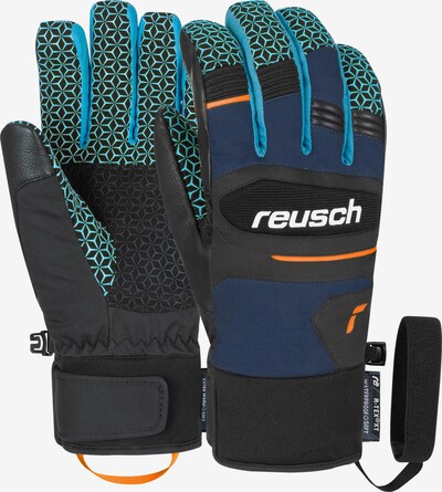 REUSCH Sporthandschuhe 'Scorpion' in blau / orange, Produktansicht