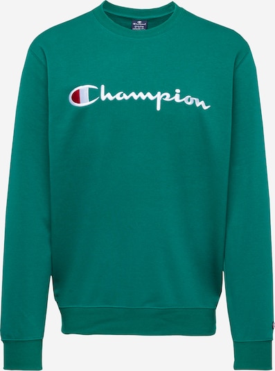 Bluză de molton Champion Authentic Athletic Apparel pe verde / roșu / alb, Vizualizare produs