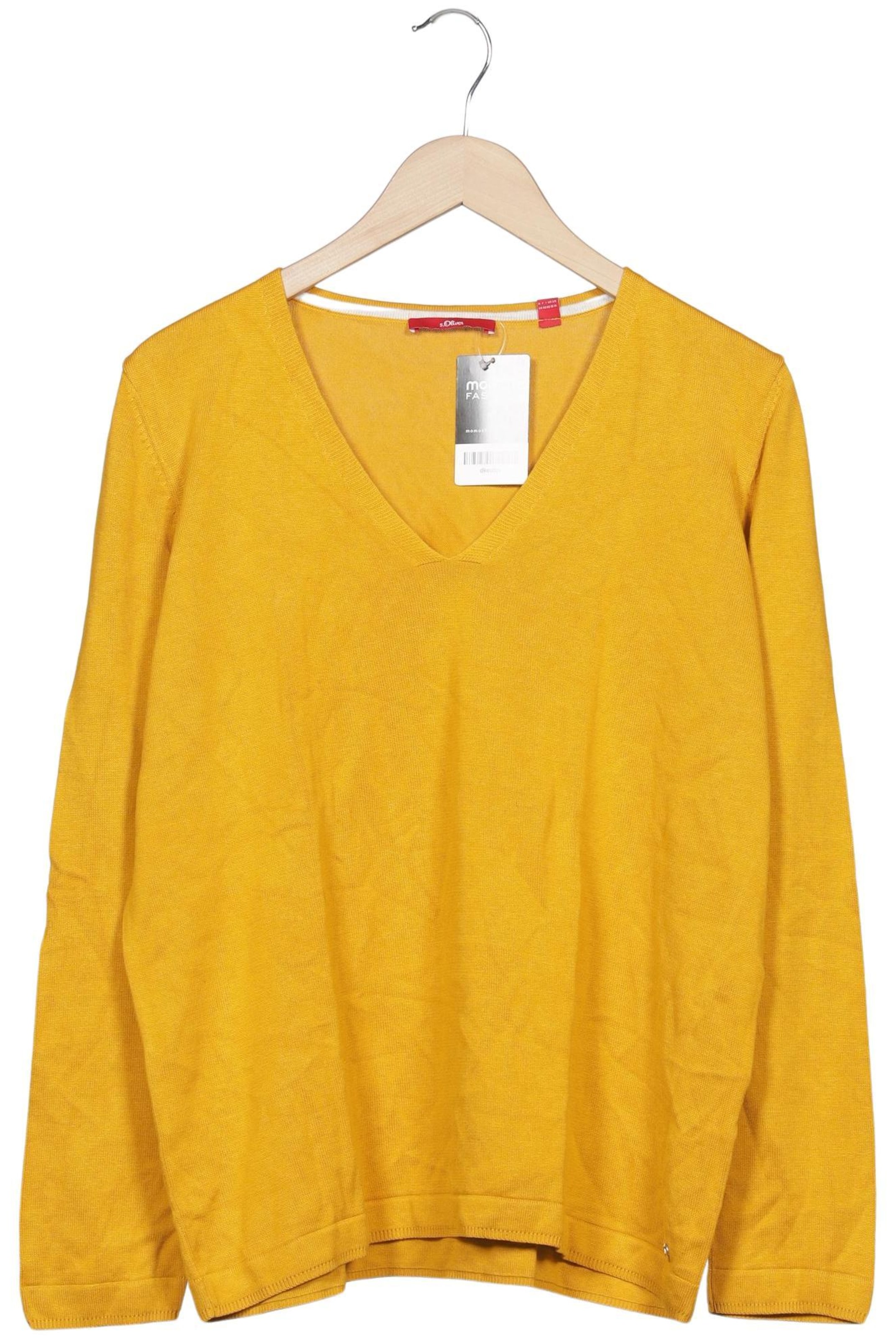 s.Oliver Sweater & Cardigan in XXL in Yellow: front