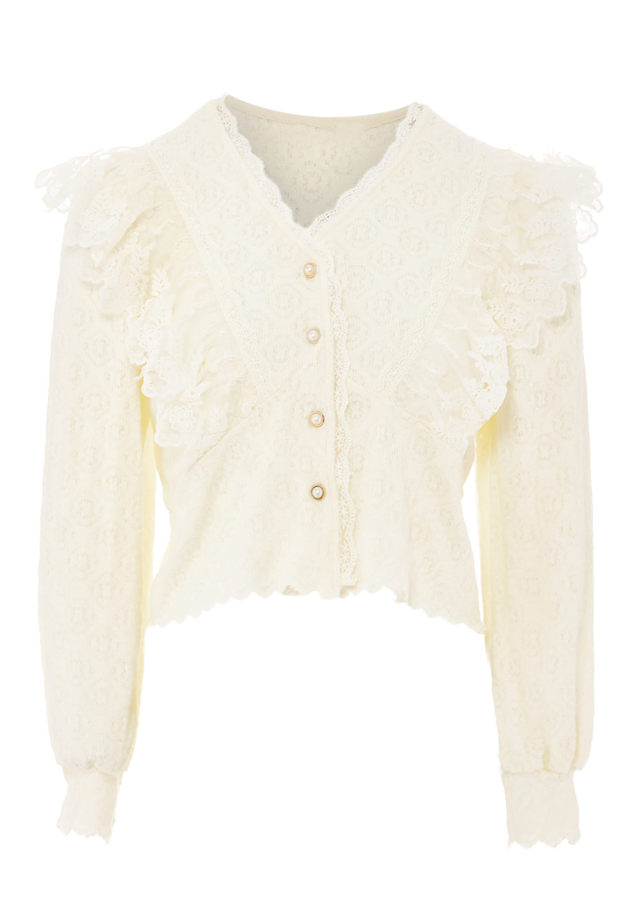 nascita Блузка в Белый: спереди