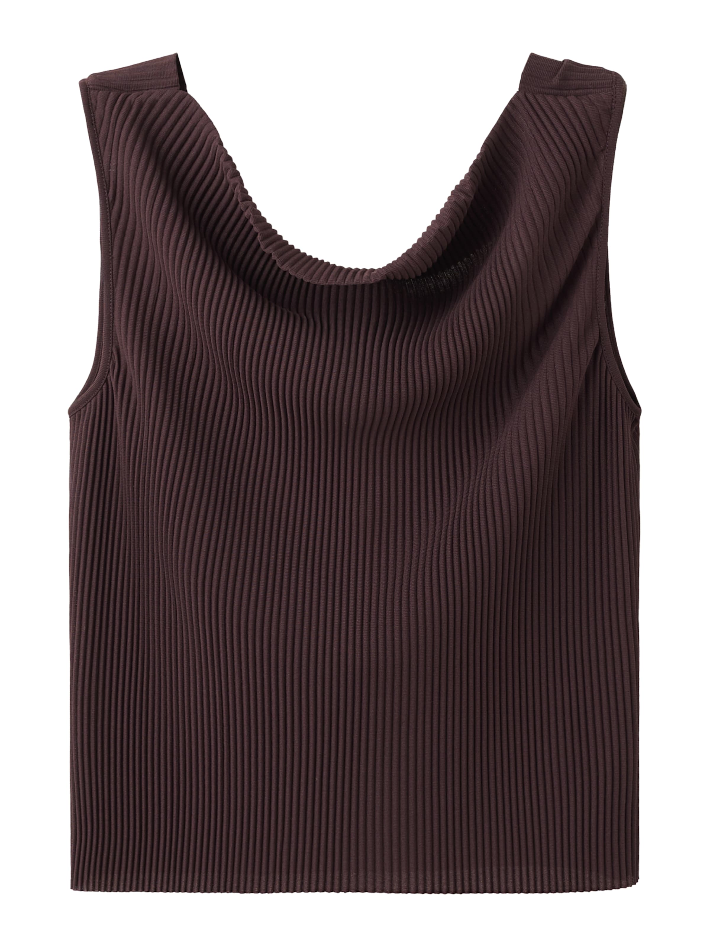 MANGO - Top 'GEMMA' en marrón: frente